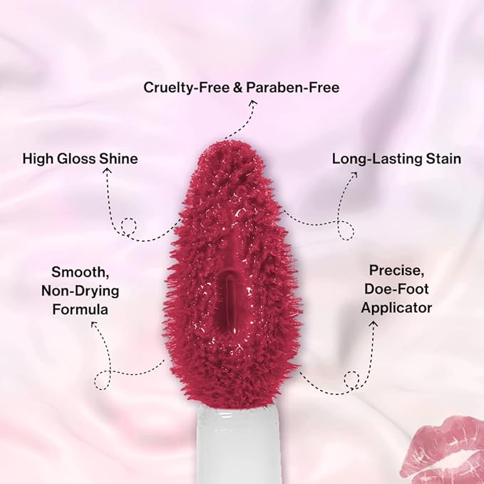 L.A. Girl Glossy Tint Lip Stain, Sheer Nightie GLC704