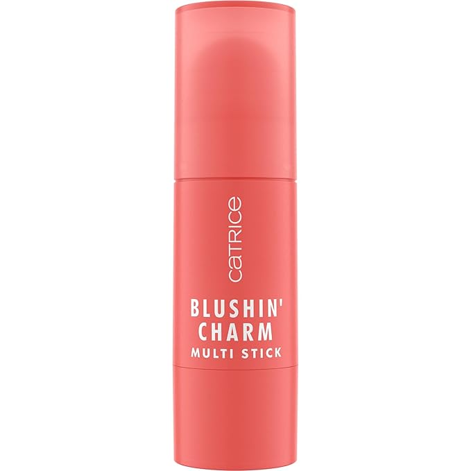 Catrice | Blushin' Charm Multi Stick | Creamy, Multi-Use Blush & Lip Tint | Buildable Dewy Finish | Vegan & Cruelty Free (020 Coral Cutie)