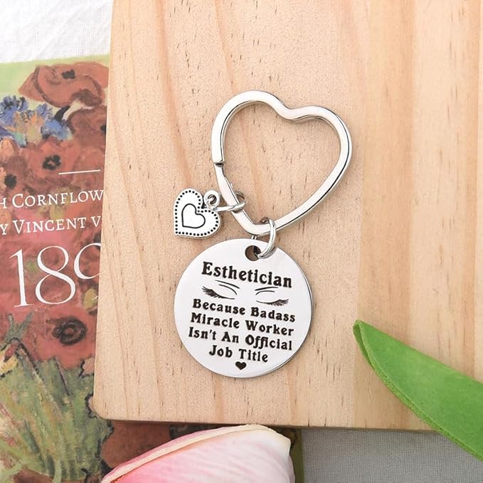 Beautician Esthetician Birthday Gifts for Makeup Artist Gifts for Women Aesthetician Thank You Gifts for Makeup Artist Makeup Keychains Gifts for Cosmetologist Best Friend Makeup Lover Gift Ideas