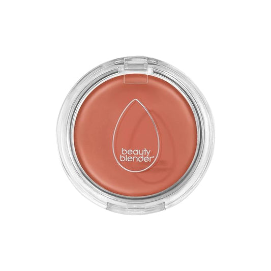 Beautyblender Bounce Liquid Whip Cream Blush, Dewy Glow, Long-Lasting, Buildable Color, Vegan with Hyaluronic Acid & Vitamin C, Playful Peach