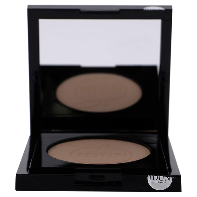 Setting Finishing Powder - Natural, Pigmented, Full Coverage Formula - Semi-Matte Finish - Velvety and Smooth Pressed - Cruelty Free, Vegan Makeup - Ljuvlig 531 Light Neutral - 0.12 oz