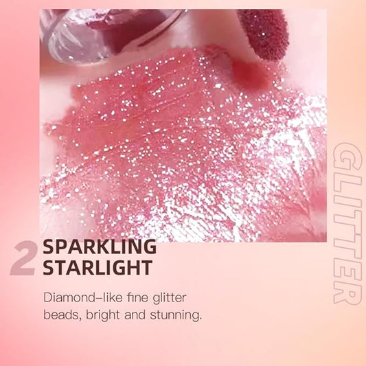 Lipgloss Moisturizing Glossy Finish All-Day Wear Shine Oil Lip Shimmer Clear