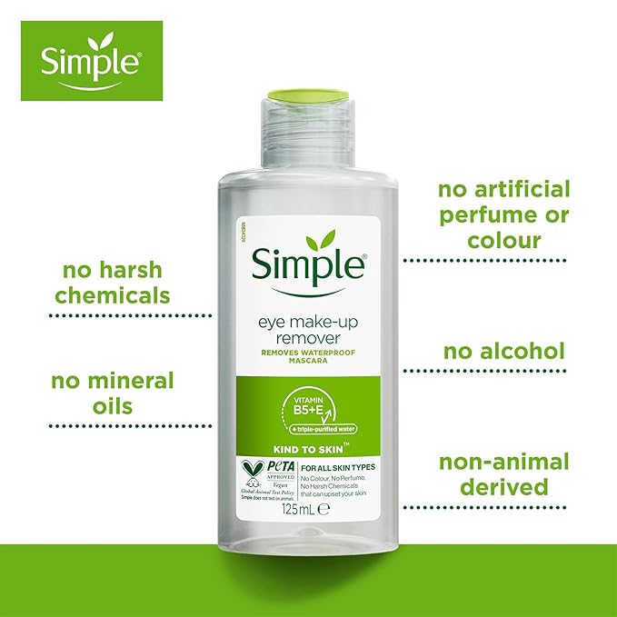 Simple Kind To Eyes Eye Make Up Remover 125 ml