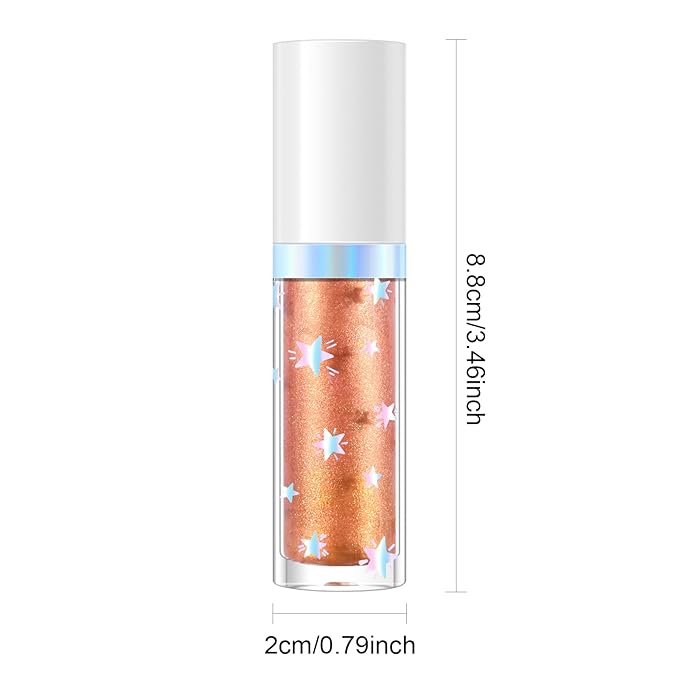 KYDA Marble Liquid Blush, Radiant Marbleized Blush for Cheek, Multidimensional Buildable Color, Lightweight Shimmery Satin Face Makeup, Lighting Glow Blusher, 05 Golden Orange