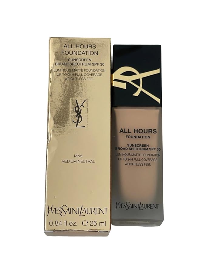 YVES SAINT LAURENT All hours Foundation SPF 30 - MN5 by Yves Saint Laurent for Women - 0.85 oz Foundation