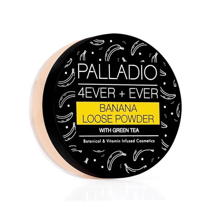 Palladio 4 Ever+Ever Mattifying Loose Setting Powder (Banana Powder)