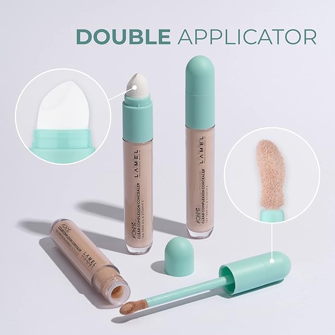 Clear Face Complexion Duo: Foundation 402 & Concealer 401 for Light Skin