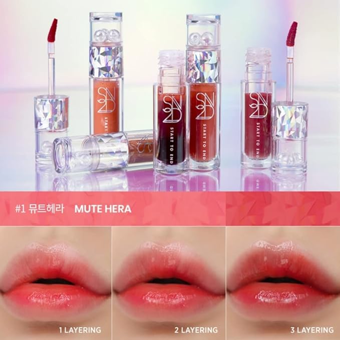 Endluster Tint Water Tint | Long-Lasting Moisture Lips Stain, Vivid Color Lip Tint, High Pigment Color, Coated with Argan Oil
