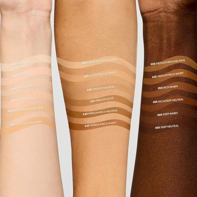 COVERGIRL Clean Fresh Blurring Skin Tint with SPF 30, 445 Medium/Rich Warm, Liquid Foundation, Soft Matte Finish, Smooths, Brightens, Blurs Pores, Mineral Sunscreen, Vegan Formula