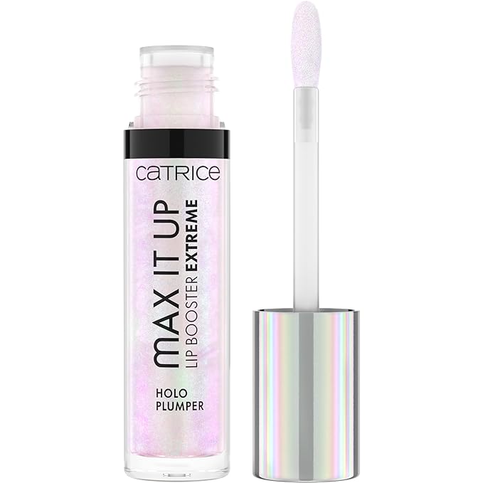 Catrice | Max It Up Lip Booster Extreme 050 Beam Me Away | Plumping, Holographic Shimmer Lip Gloss | Vegan, Cruelty Free & Gluten Free
