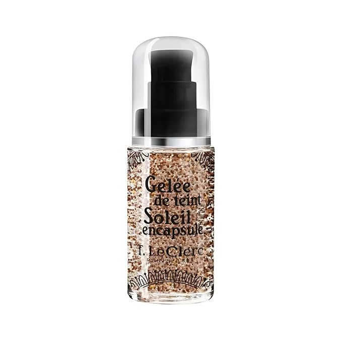 Tinted Moisturizer Complexion Gel by T. LeClerc | Face, Décolleté & Body Foundation Tint Veil Gel Lightweight, Fresh Texture Soothes Skin Jelly Complexion 02 Copper 1 oz
