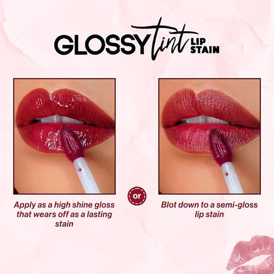 L.A. Girl Glossy Tint Lip Stain, Sheer Nightie GLC704