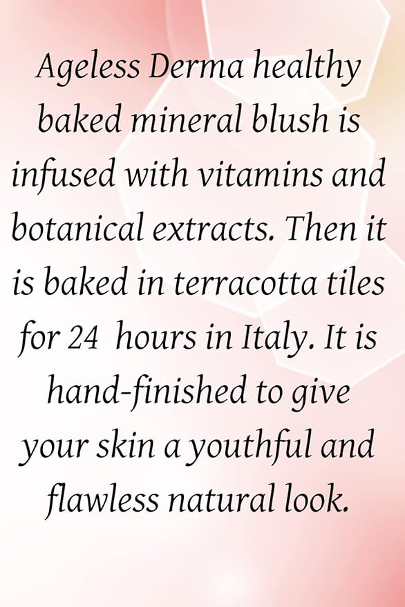 Baked Mineral Makeup Healthy Blush (Peach Frost). Highlighter Makeup