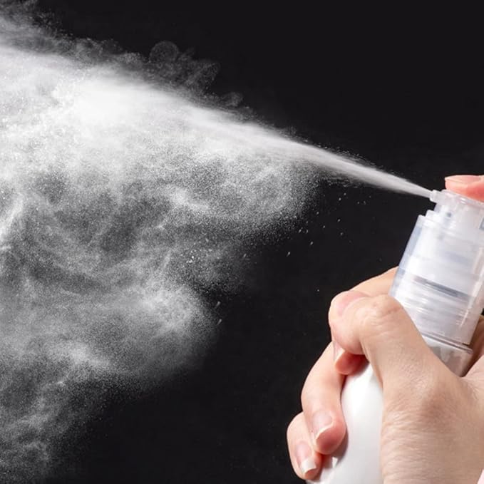 Powder Spray Bottle Travel Body Powder Jar Talcum Powder Containers Face Powder Dispenser Travel Makeup Bottle for Power Cream Cosmetic