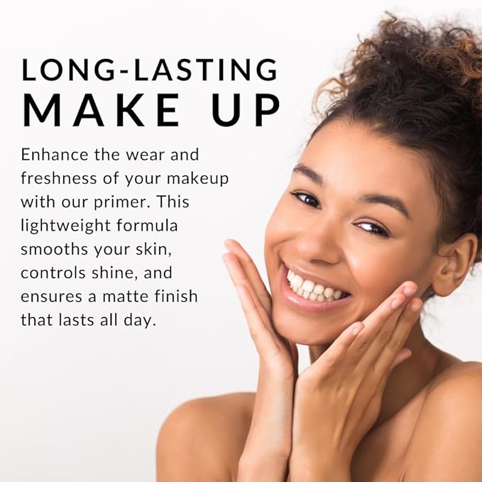 Shine Away Oil Blotting Primer by Flori Roberts, Long Lasting Oil and Shine Control, Flawless Complexion for Women of Color or Darker Skin Tones
