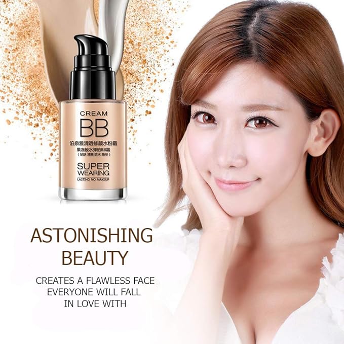 BIOAQUA Cream BB Super Wearing Lasting No Makeup Persistent Water Flawless Cream (TENDER PINK (BQY06))