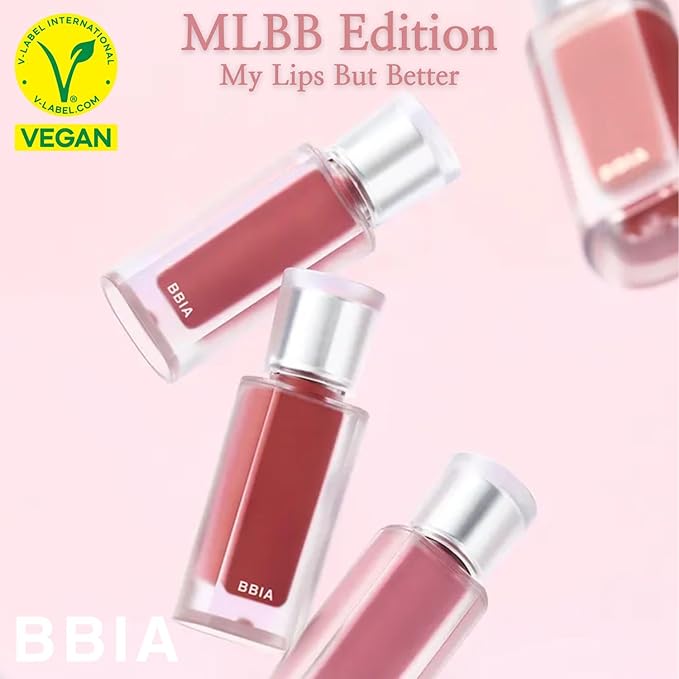 BBIA Last Velvet Tint MLBB Edition - Soft Creamy Matte Finish Lip Stain, Blur Effect & Velvety Texture, Long-Lasting, High Pigment, Non-Drying, Vegan, Korean Lip Makeup (V47 SWEET LIFE, Pack of 1)