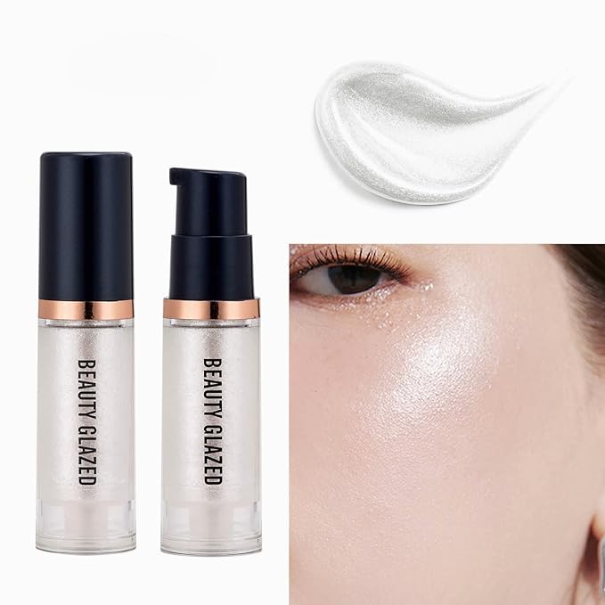 MYUANGO Liquid Highlighter Liquid Illuminator Non Stick Face Brightens & Shades Long Lasting & Smooth Gliding Face Illuminator Makeup (04)