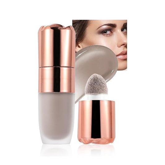 Liquid Glitter Highlighter, Cream Contour Stick Makeup Highlighter Rose Contouring Stick for Face & Body, Glow Long-Lasting Waterproof Multi-Use Highlight & Contour Beauty Wand for Women(#08)