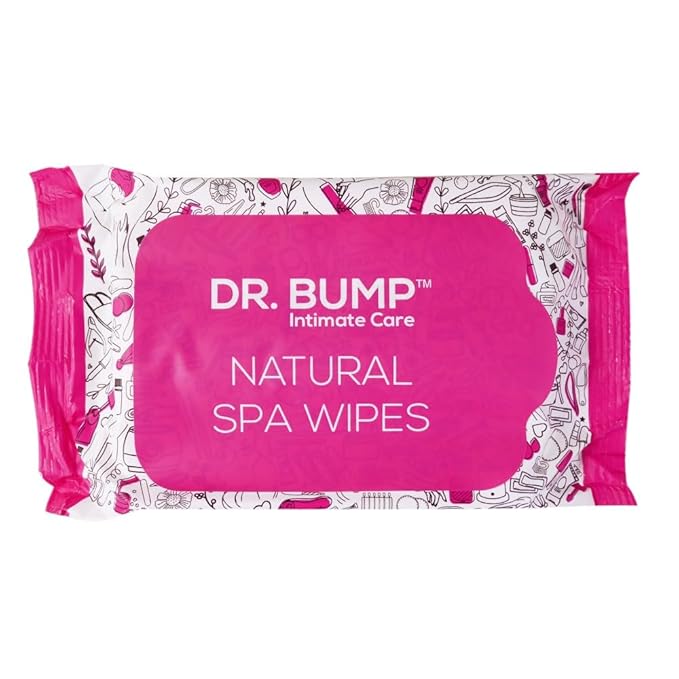 Dr. Bump Intimate Care Natural Spa Wipes with Tea Tree and Manuka Honey 10 pcs - Pack of 6