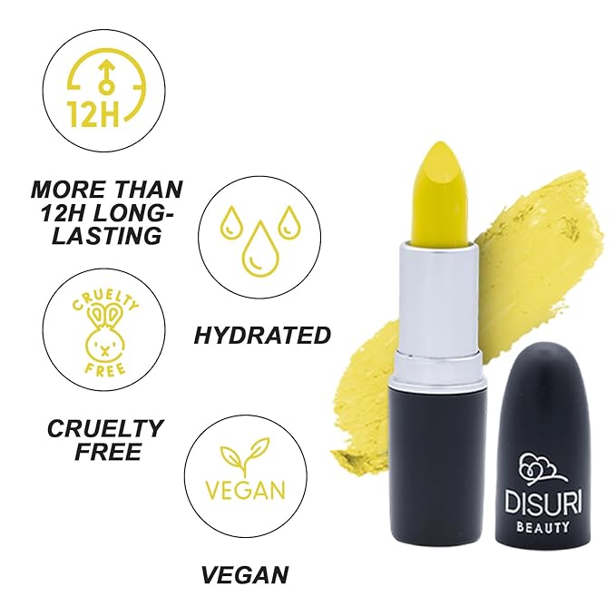 Matte Bullet Long Wear Lipstick - Vegan and Cruelty-Free - Smudge and Waterproof Matte Lipstick with Moisturizing Formula - All Day Comfort - (Golden Hour #17)