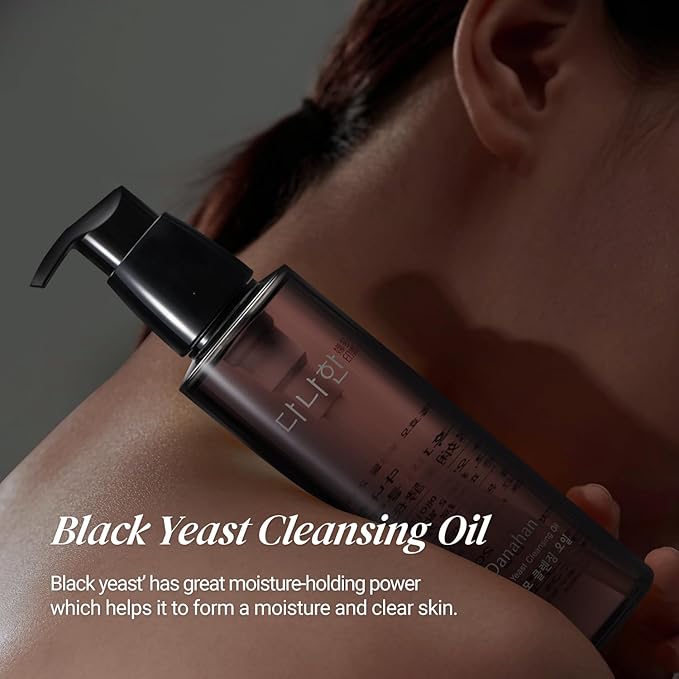 Black Yeast Cleansing Oil 200ml 6.76 Fl. Oz. Gentle Makeup Remover Facial Cleanser Plant-based Vegan Oil Korean Skincare