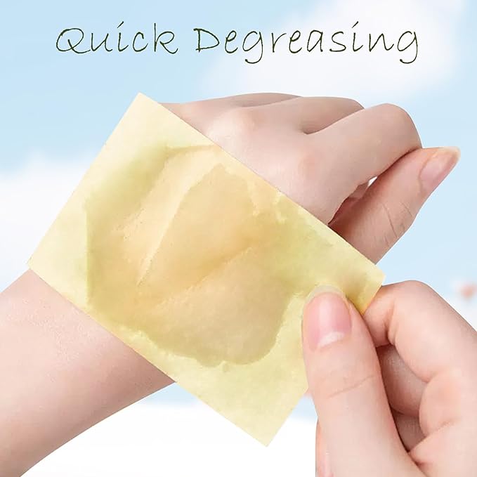100 Sheets Lavender Oil Blotting Paper Mirror and Puff Sets Include 900 Sheets Refills, Portable Oil Absorbing Paper Sets for Dating, Meeting, Arrangements, Makeup Friendly Oil Control Paper