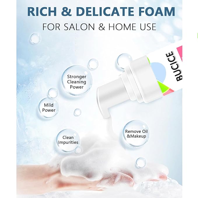 Lash Shampoo for Extensions - Complete Lash Cleaning Kit with Fan Dryer and Cleanser - Eyelash Extension Aftercare Kit, Rose