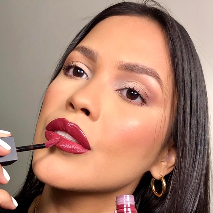 Luminous Liquid Lipstick Divinity Makeup Clear Lip Gloss Long Lasting Shades Pink Undertones & High Comfort Lipstick for Longwear