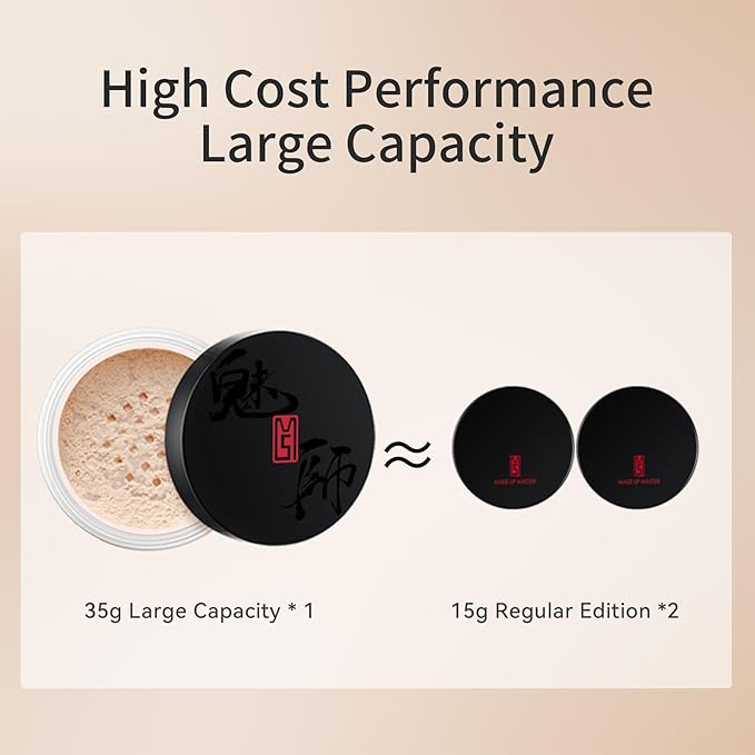 Setting Powder, Definition Powder, Loose Powder, Lightweight, Long-Lasting