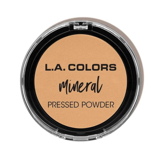 L.A. COLORS Mineral Pressed Powder, Soft Honey CMP374