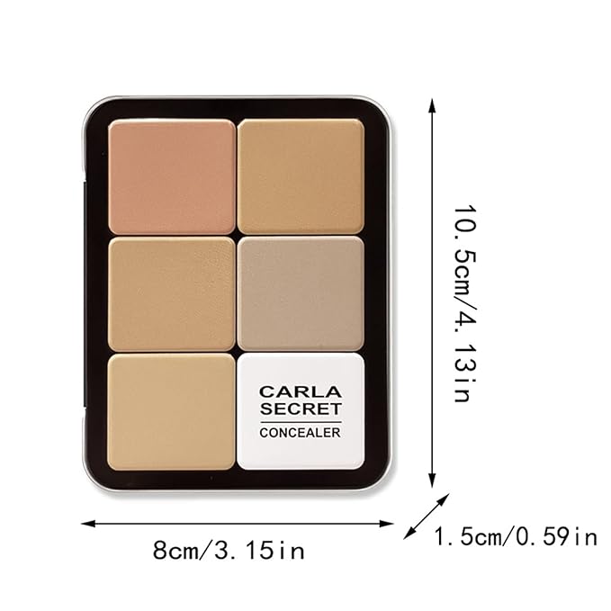 Professional Makeup Cream Contour Palette, Joyeee 12 Colours Concearler Full Coverage & Makeup Brush Set Contour Concearler Palette Contouring Face Make Up Gift for Women Girls