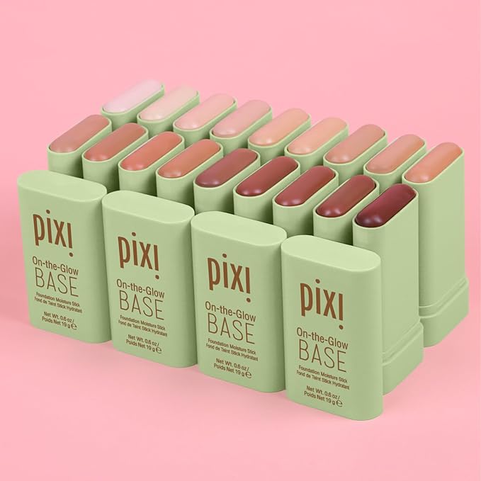 Pixi Beauty On-the-Glow Base| Tinted Moisturizer Foundation Stick | Cocoa: Richest, deep neutral shade| 0.6 oz / 19g