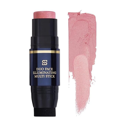 Duo Face Illuminating Multi Stick, Dual-Use Applicator for Perfect Blend, .3 Ounce (Evening Glow)