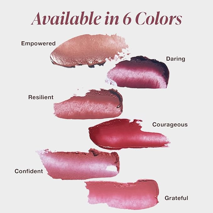 Mineral Fusion NEW Sheer Moisture Lip Tint, Buildable Lip Color, Hydrating Lip Balm with Jojoba Oil, Shea Butter & More, Hydrates & Nourishes, FD&C Dye-Free & Hypoallergenic, Confident, Melon Pink
