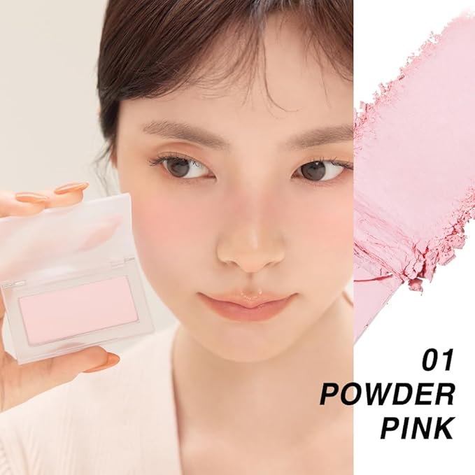 BBIA Ready To Wear Powder Cheek Blush #01 POWDER PINK + #03 POWDER APRICOT Bundle SET
