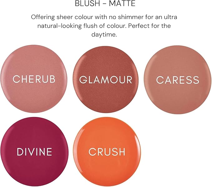 WATERCOLOUR LIQUID BLUSH CARESS – Lightweight, Buildable, Water-Resistant Formula for Cheeks, Lips