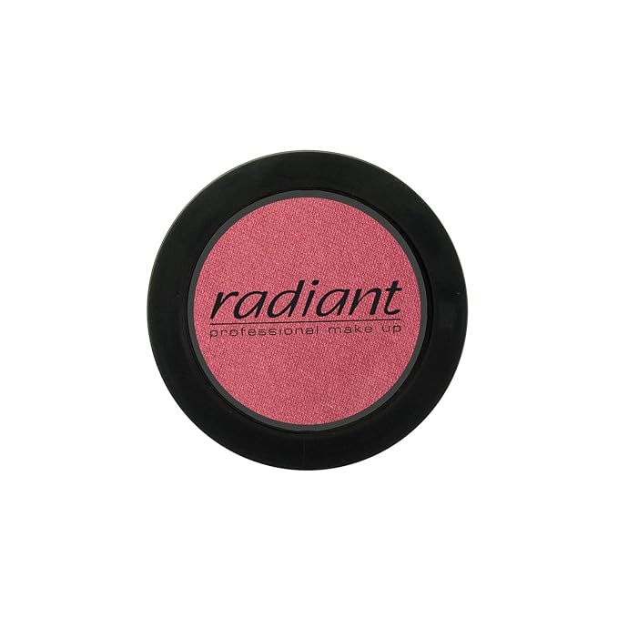 Radiant Professional Blush Color - Pressed Powder Compact Blusher in Matte & Pearly Shades - Suitable for Most Skin Types - Easy to Apply - 4 grams - Pomegranate (139)