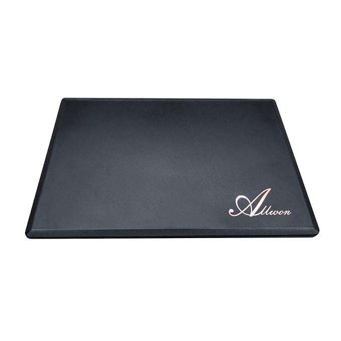 Allwon Large Empty Magnetic Plastic Eyeshadow Makeup Palette with 15Pcs Adhesive Empty Palette Metal Stickers for Eyeshadow Lipstick Blush Powder