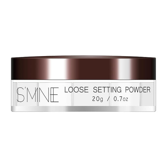 IS'MINE Loose Setting Powder, Lightweight Long Lasting Poreless Finish Transculent Loose Powder (White, 20g/0.7oz)