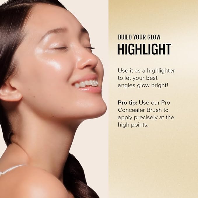 Absolute New York Luminous Dream Glow Tint | Glowing, Long-Lasting, Cruelty-free (MFLT01 Ivory Glow, 1.01 fl oz)