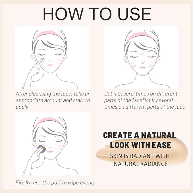 CC Cream for Older Women, CC Cream Self Adjusting for Mature Skin, Concealer for Older Women, Color Correcting Moisturizer, Skin Tone Adjusting CC Creams Foundation Spf 50 (Set, 2)