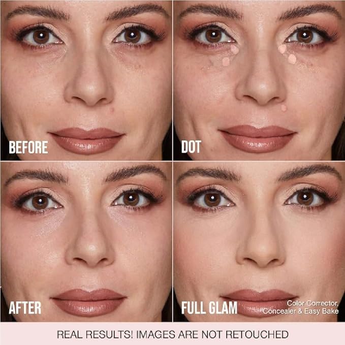 H.U.D.A BEAUTY #FAUXFILTER Under Eye Color Corrector Pink Pomelo (0.3 oz / 9 mL) + Bonus Acne Patch (36 Pieces)