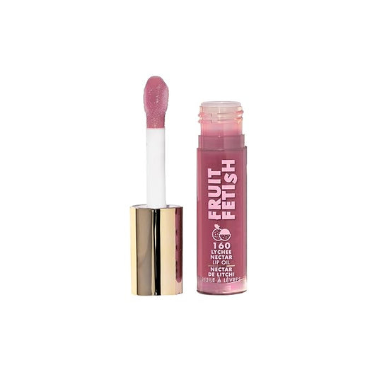 Milani Fruit Fetish Lip Oil with Vitamin E for Instant Hydration, Fruit Extract Infused Lip Treatment and Moisturizing Lip Gloss - Lychee Nectar