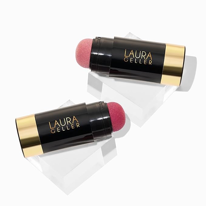 LAURA GELLER NEW YORK Serum Blush Cheek Tint Duo: Practical Pink + Blushing Berry