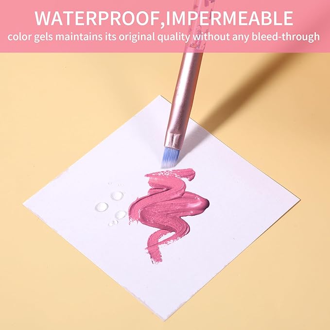 50 Pcs Nail Polish Palette Paper, Disposable Nail Art Palette Paper Portable Waterproof Makeup Mixing Palette Paper Nail Gel Mixing Tool for Manicure, Makeup, DIY Home Salon Use