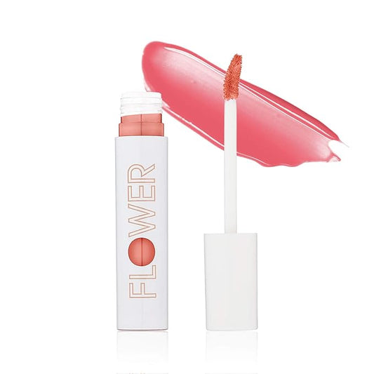 FLOWER BEAUTY By Drew Barrymore Bitten Lip Stain - Long-Lasting Color - Hydrating + Water-Based Formula - Gel-Like Texture - (Coy)