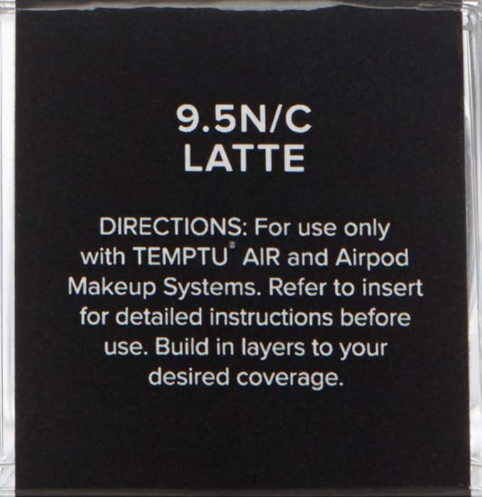 TEMPTU Perfect Canvas Airbrush Foundation Airpod: Anti-Aging Long-Wear Makeup, Buildable Coverage Semi-Matte, Natural Finish
