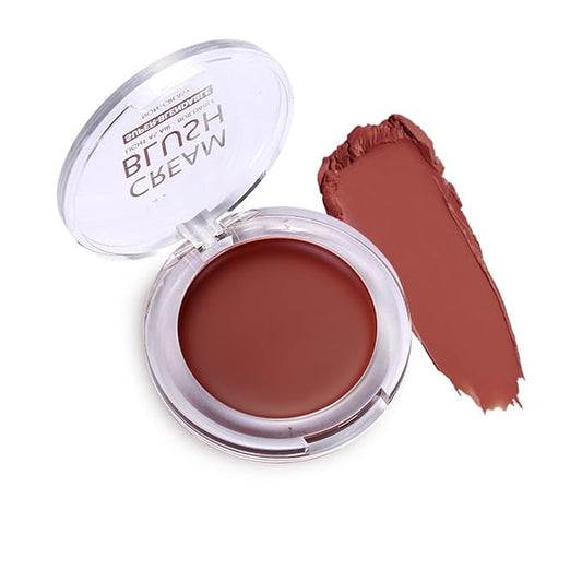 MAEPEOR Cream Face Blush 8 Color Lightweight Smooth Natural Look Matte Face Blush Long-Lasting Buildable Blusher for Cheeks (106 Sunset)