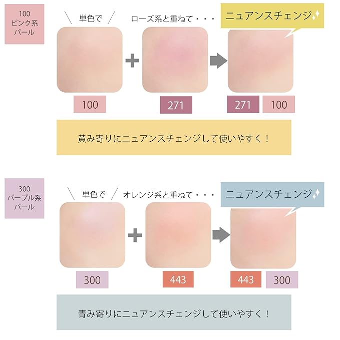 Powder Cheek Nuance Color -100 Pink Pearl